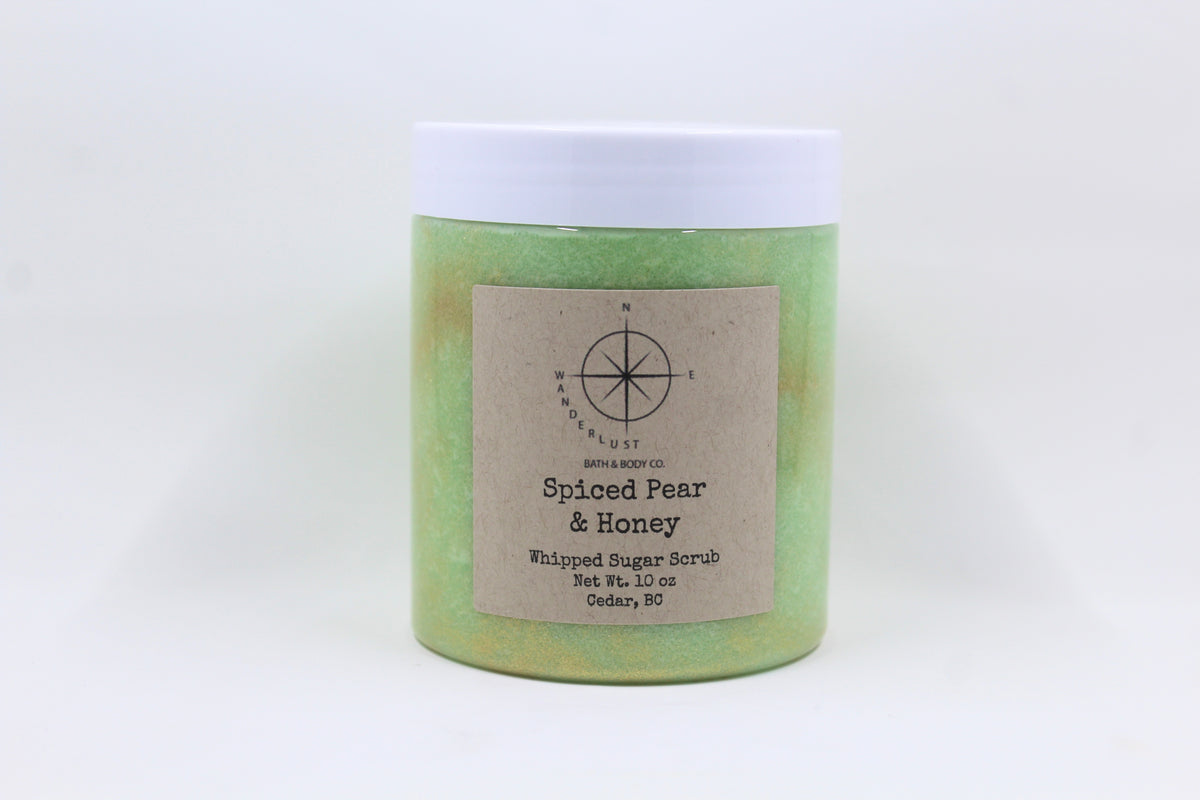 Spiced Pear & Honey Whipped Sugar Scrub
