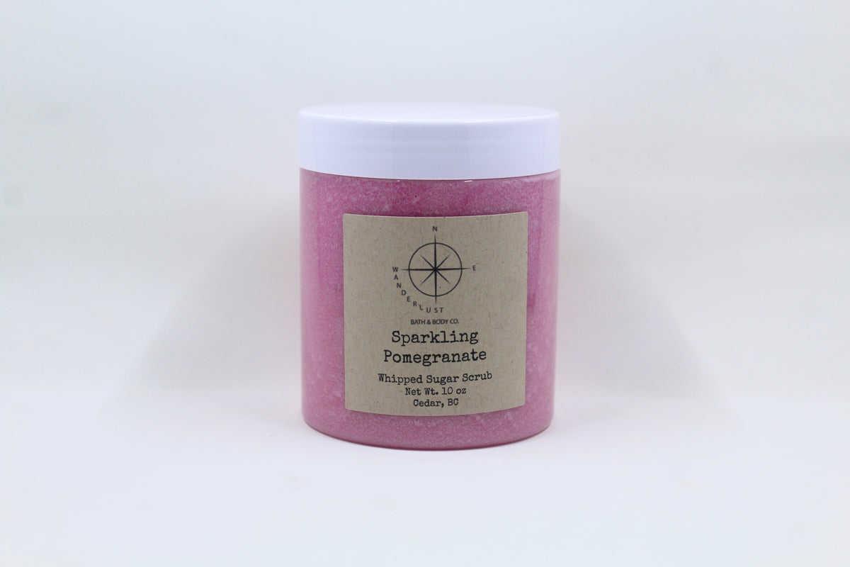 Sparkling Pomegranate Whipped Sugar Scrub