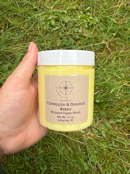 Pineapple & Coconut Water Whipped Sugar Scrub