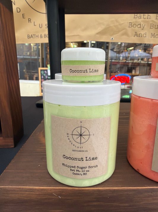 Coconut Lime Whipped Sugar Scrub