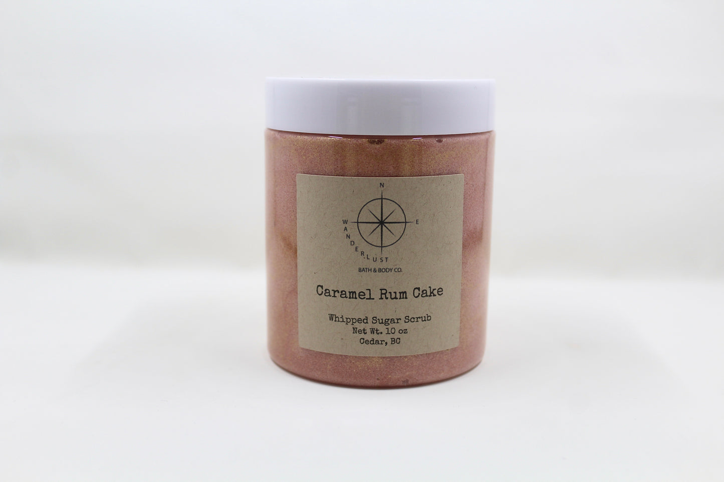 Caramel Rum Cake Whipped Sugar Scrub