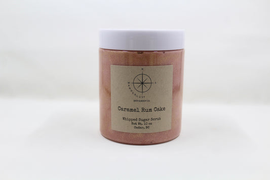 Caramel Rum Cake Whipped Sugar Scrub